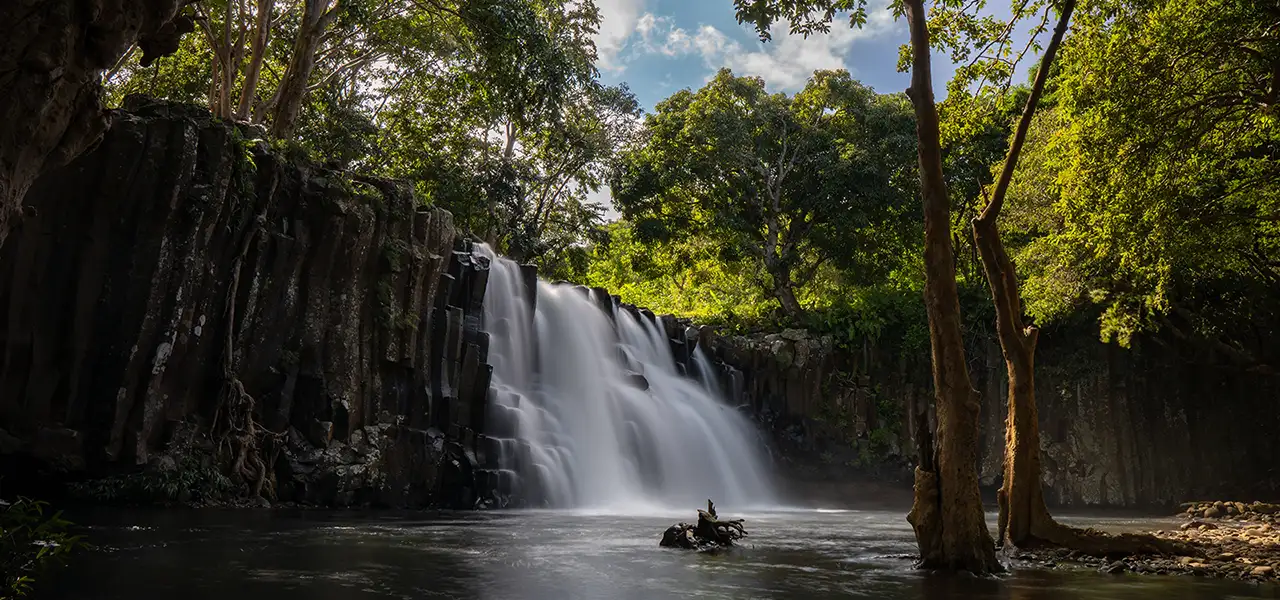 Rochester Wasserfälle im Süden der Insel Mauritius gelegen