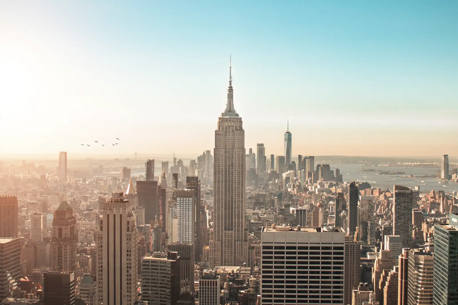 Blick auf das Empire State Building in New York