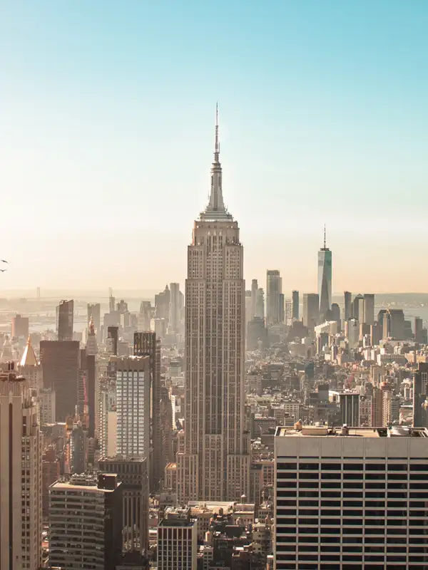 Blick auf das Empire State Building in New York